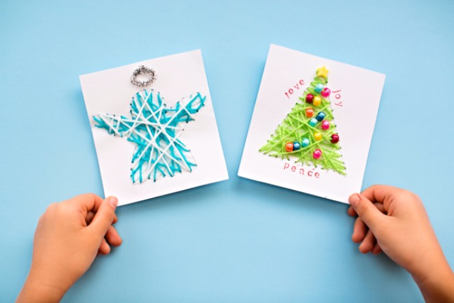the top 15 christmas card ideas kids can make