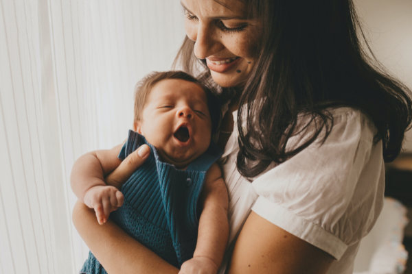 Accepting help with a new baby