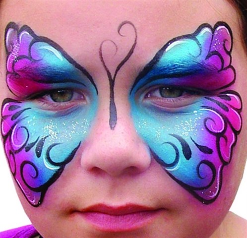 Simple Face Painting Chart