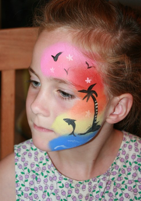 Face Painting Design Board, Face Paint Design Menu Board, Designs for Face  Painters, Boy Face Designs, Girl Paint Designs, Butterfly, Batman 