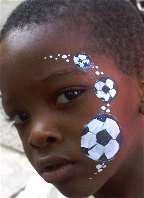 Football Face Painting Ideas