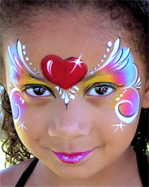 Elegant girls painting ideas 29 Amazing Face Painting Ideas For Kids That You Can Do