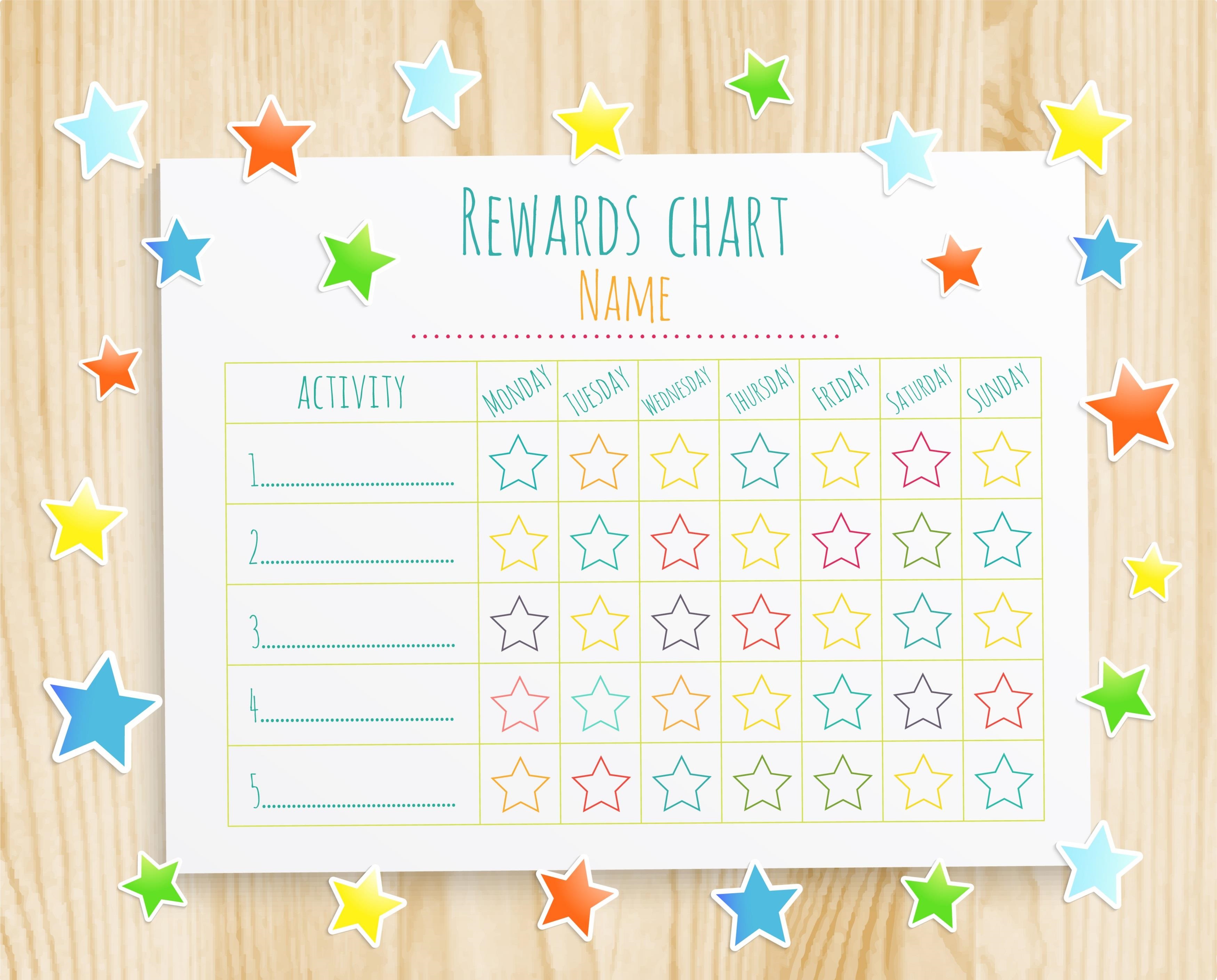 Boyfriend Reward Chart