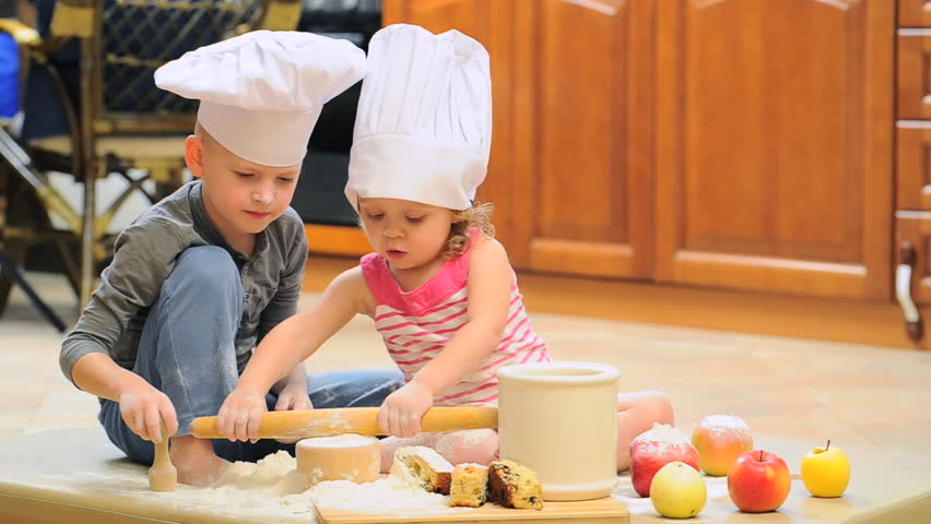 7 Playing In Kitchen