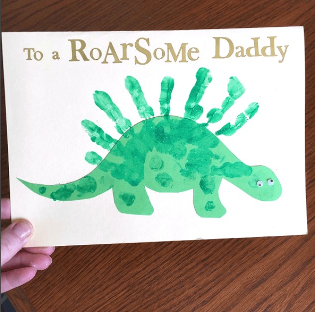 making father's day cards with toddlers