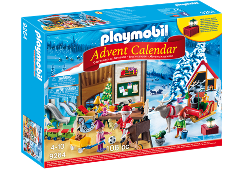 2 Playmobil Santas Workshop