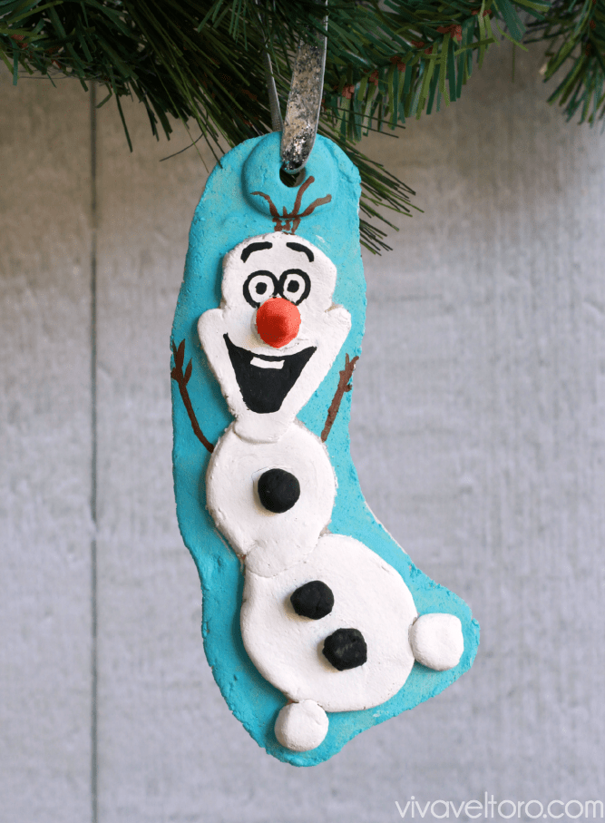 Salt dough Olaf