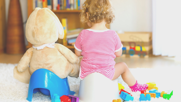 Toddler potty training